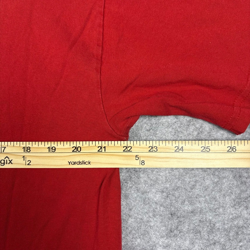 Vintage Russell Athletic Nebraska Huskers T-Shirt Red 90s Collegiate Large - Picture 6 of 7